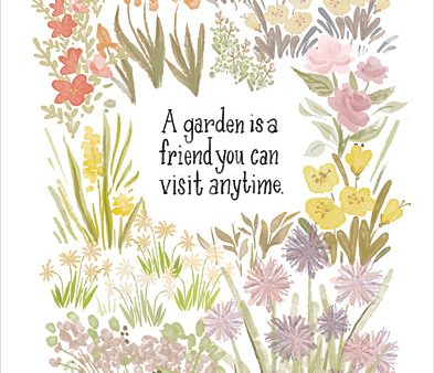 FEN914 - A Garden is a Friend - 12x16 Cheap